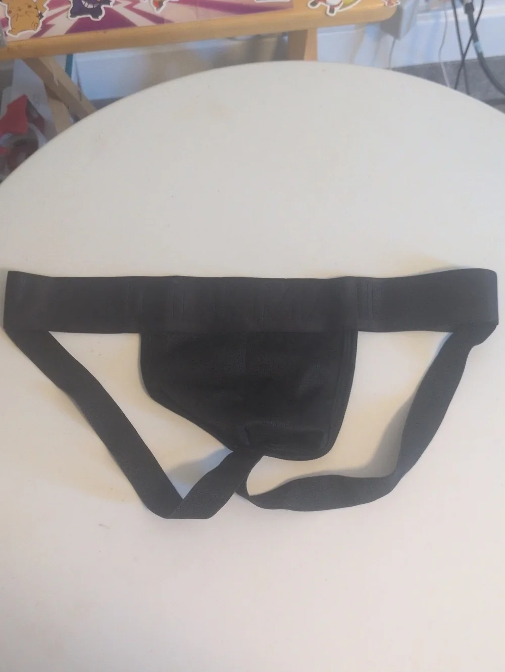 Men's Black Supportive Athletic Jockstrap